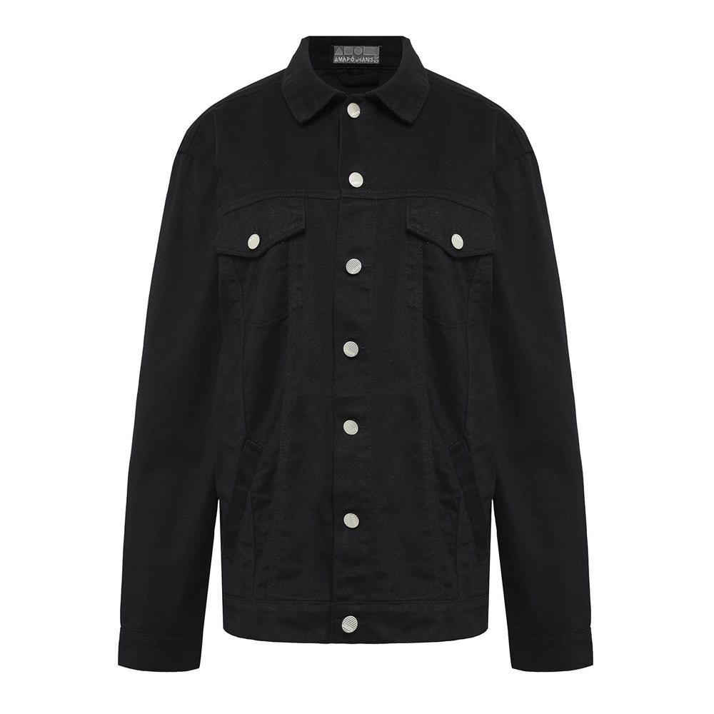 JAQUETA TRUCKER SARJA PRETA