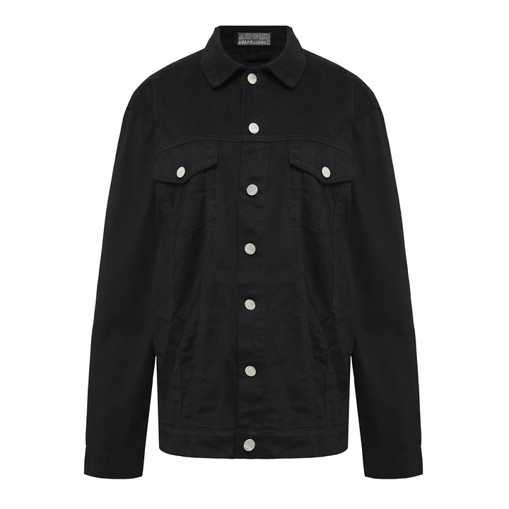 JAQUETA TRUCKER SARJA PRETA