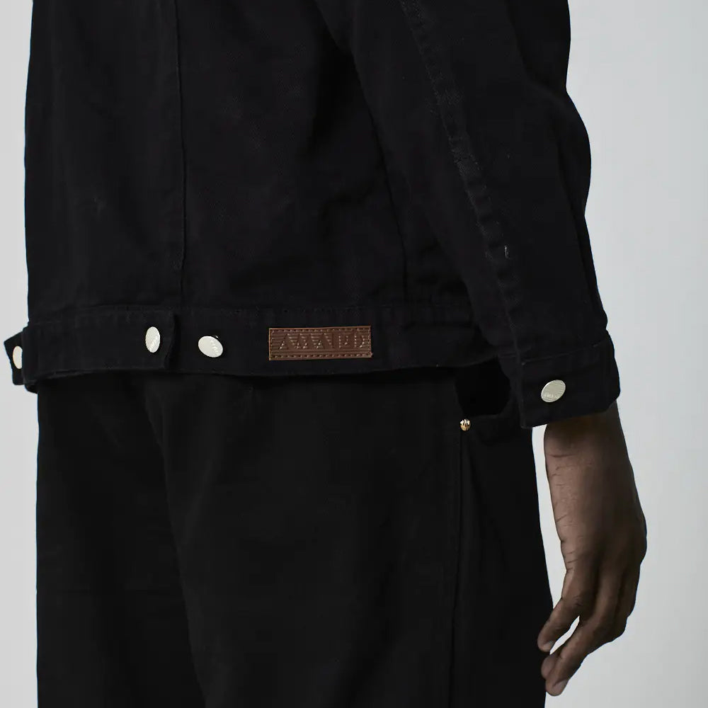 JAQUETA TRUCKER SARJA PRETA