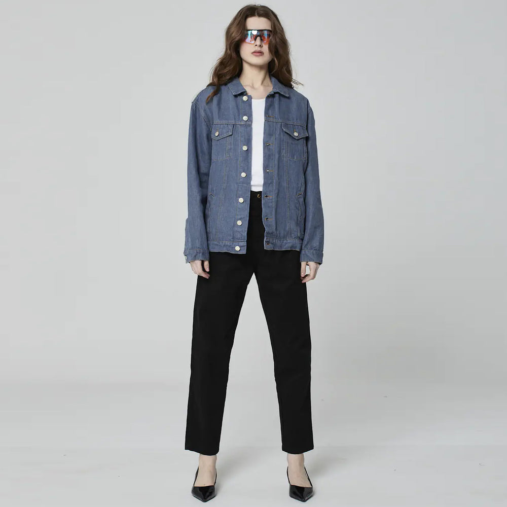 JAQUETA TRUCKER JEANS RECYCLE