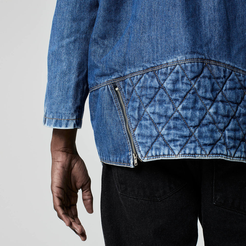 JAQUETA OVERSIZED PERFECTO JEANS AZUL MÉDIO