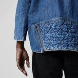 JAQUETA OVERSIZED PERFECTO JEANS AZUL MÉDIO