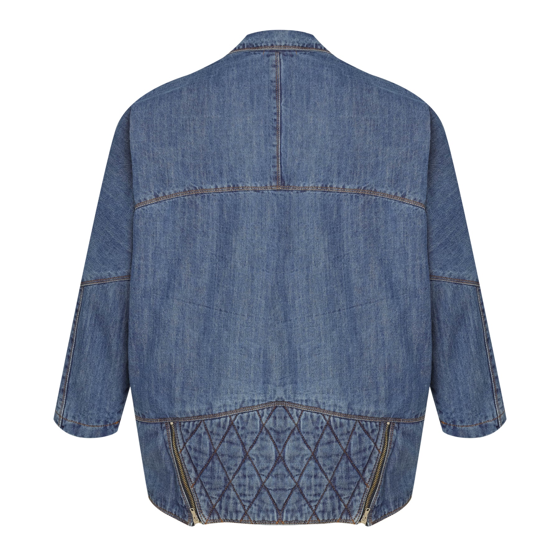 JAQUETA OVERSIZED PERFECTO JEANS AZUL MÉDIO