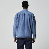 CAMISA OVERSIZED JEANS AZUL MÉDIO
