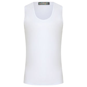 REGATA TANK TOP CANELADA BRANCA