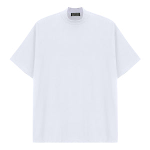 CAMISETA OVERSIZED GOLA ALTA BRANCA