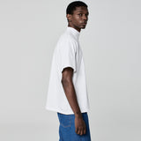 CAMISETA OVERSIZED GOLA ALTA BRANCA