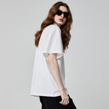 CAMISETA OVERSIZED GOLA ALTA BRANCA