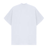 CAMISETA OVERSIZED GOLA ALTA BRANCA