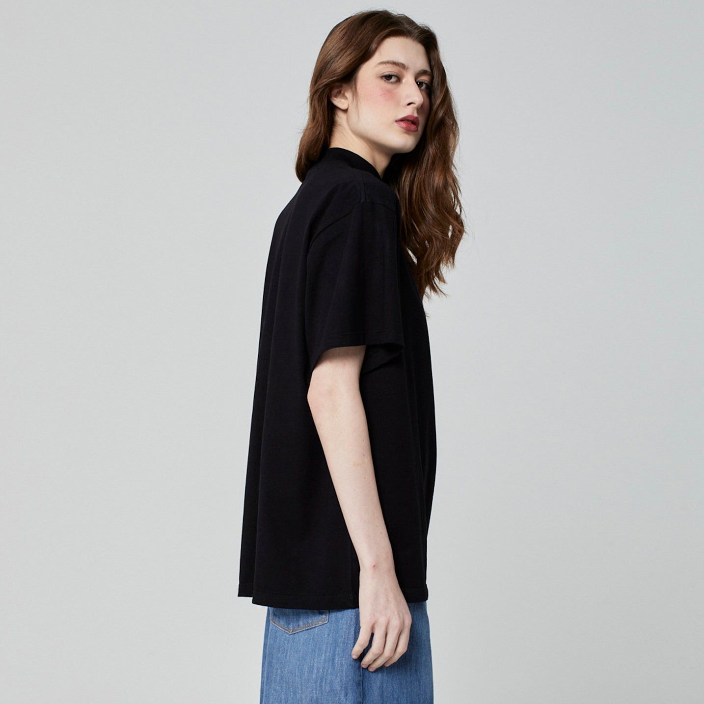 CAMISETA OVERSIZED GOLA ALTA PRTEA