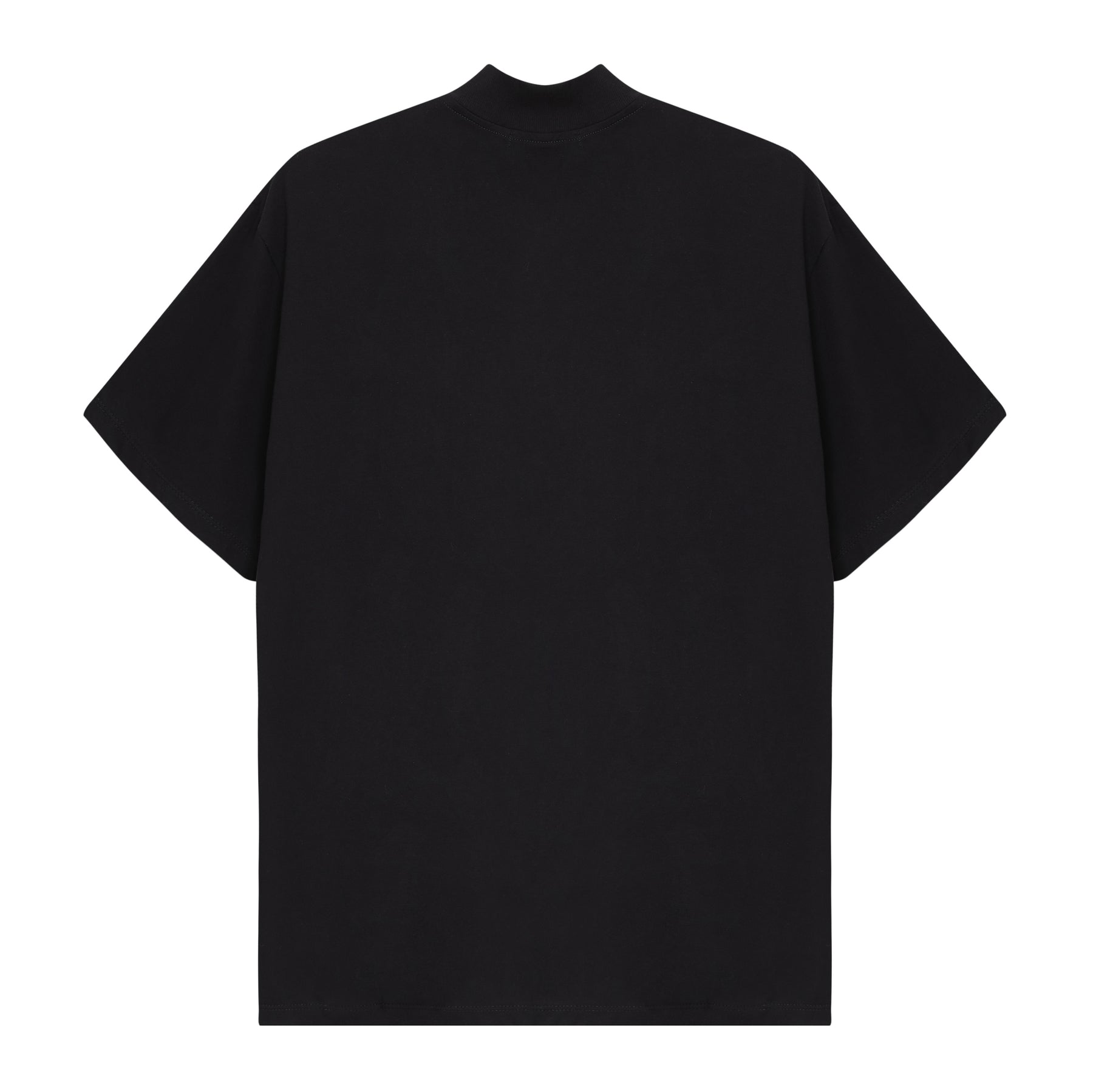 CAMISETA OVERSIZED GOLA ALTA PRETA