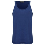 REGATA MALHA DENIM AZUL MÉDIO