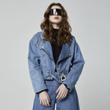 JAQUETA PERFECTO JEANS AZUL MÉDIO