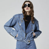 JAQUETA PERFECTO JEANS AZUL MÉDIO