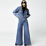 JAQUETA PERFECTO JEANS AZUL MÉDIO