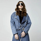 JAQUETA PERFECTO JEANS AZUL MÉDIO