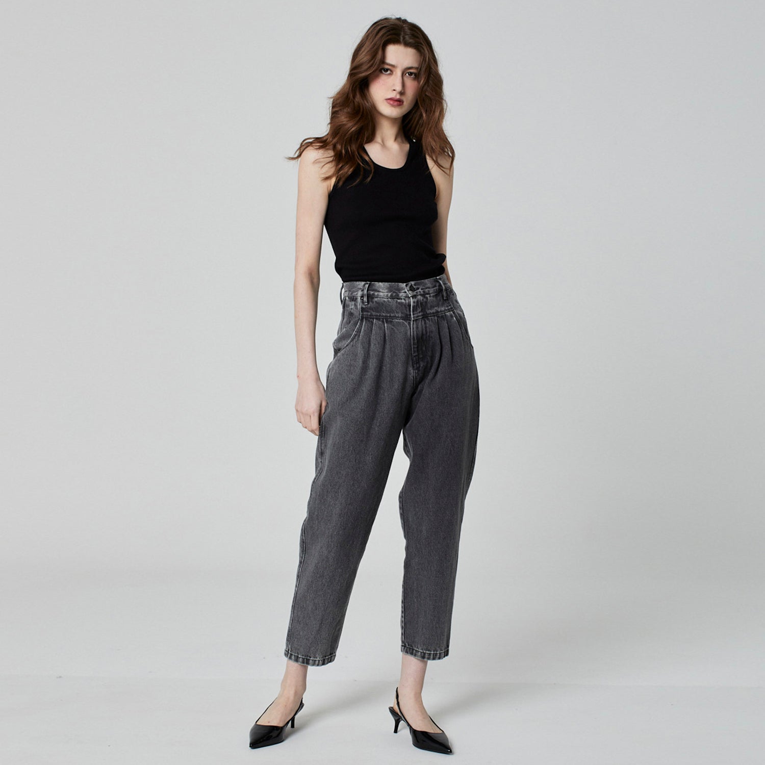 CALÇA PREGAS BLACK JEANS