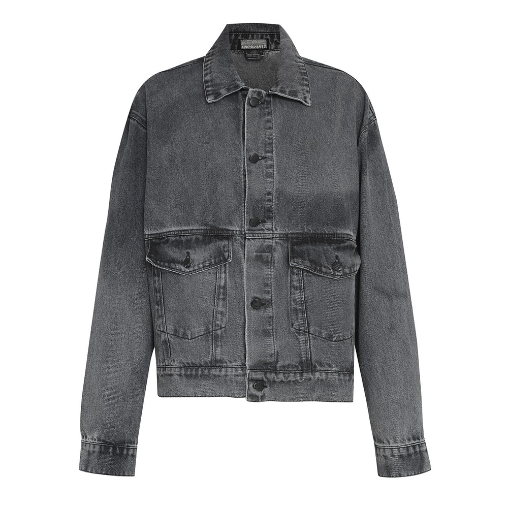 JAQUETA TRUCKER INVERTIDO BLACK JEANS