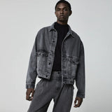 JAQUETA TRUCKER INVERTIDO BLACK JEANS