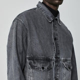 JAQUETA TRUCKER INVERTIDO BLACK JEANS