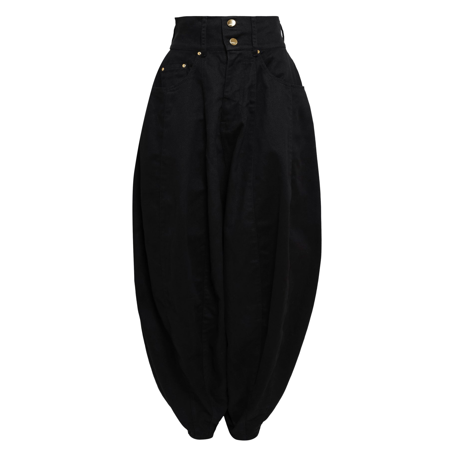 CALÇA BALLOON SARJA PRETA