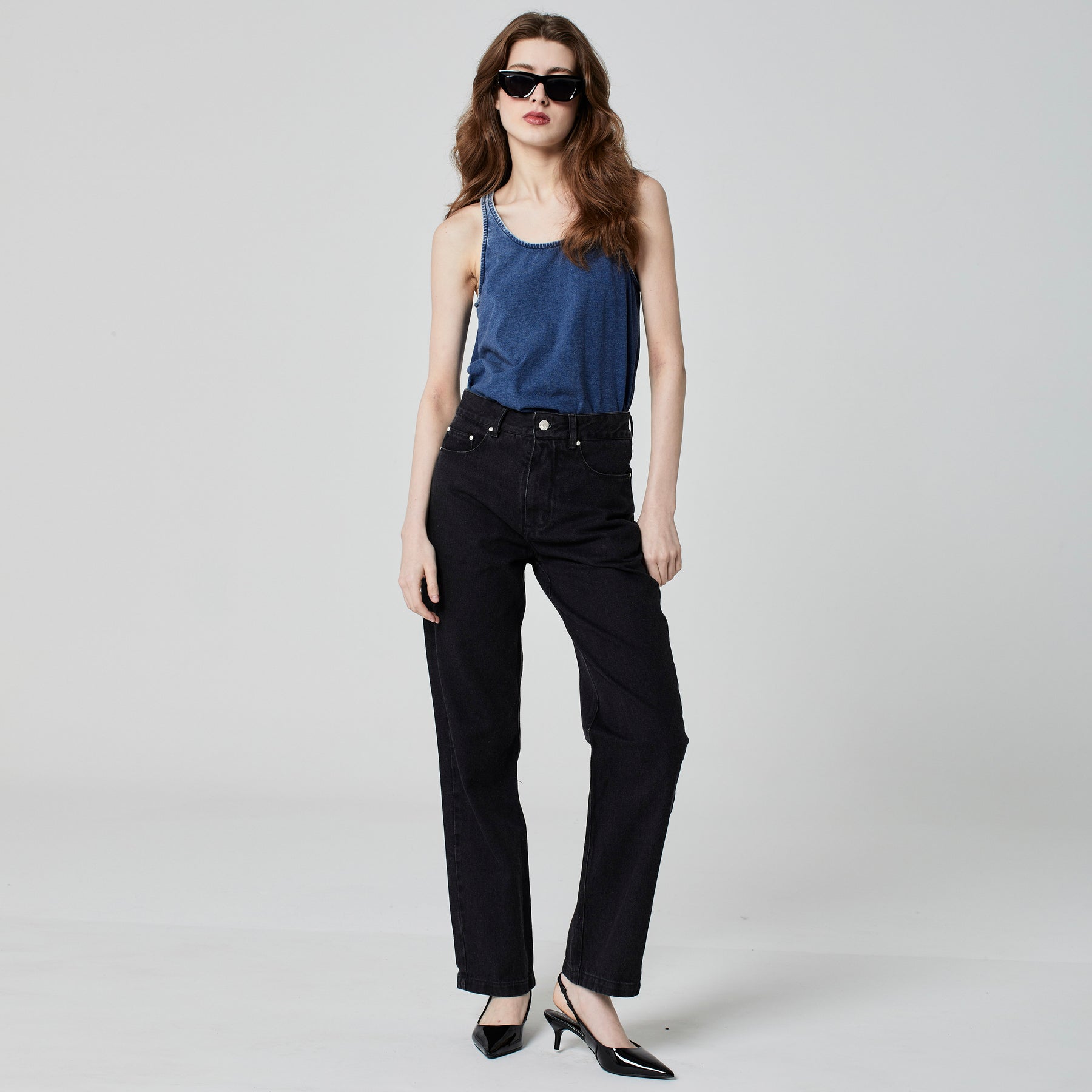 CALÇA RETA BLACK JEANS