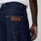 CALÇA SUPER WIDE LEG JEANS AZUL ESCURO