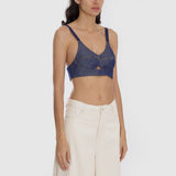 TOP SUTIÃ JEANS AZUL ESCURO