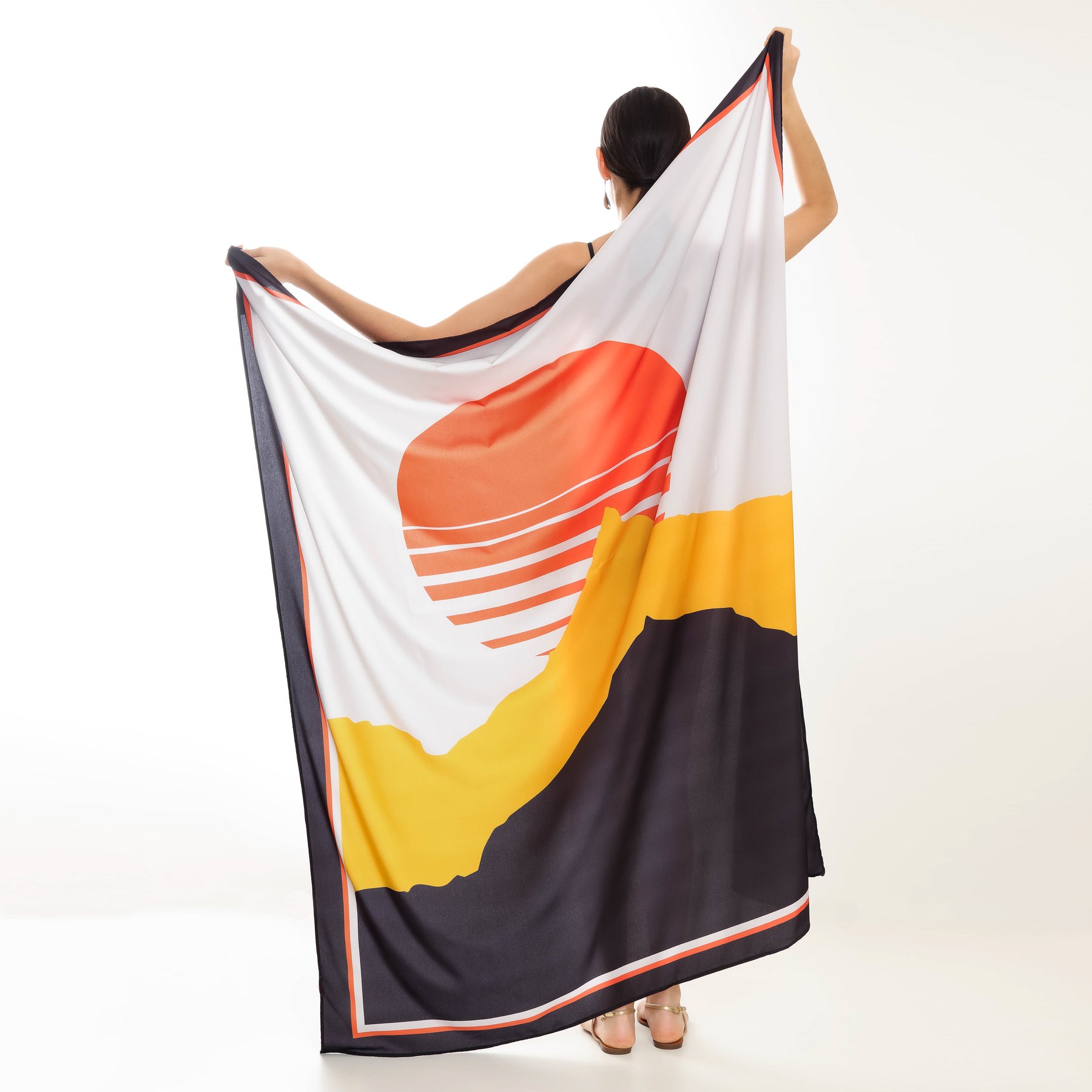 CANGA DE PRAIA ESTAMPA PAISAGEM SOLAR