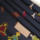 CANGA DE PRAIA ESTAMPA YOGA MARINHO