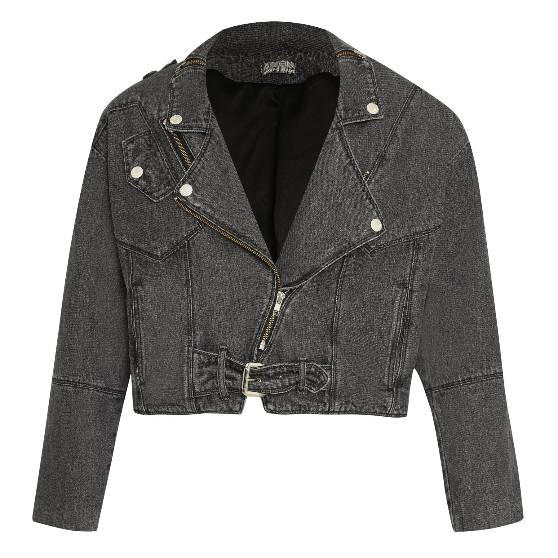 JAQUETA PERFECTO ACID BLACK JEANS