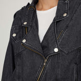 JAQUETA PERFECTO ACID BLACK JEANS