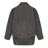 JAQUETA OVERSIZED PERFECTO ACID BLACK JEANS