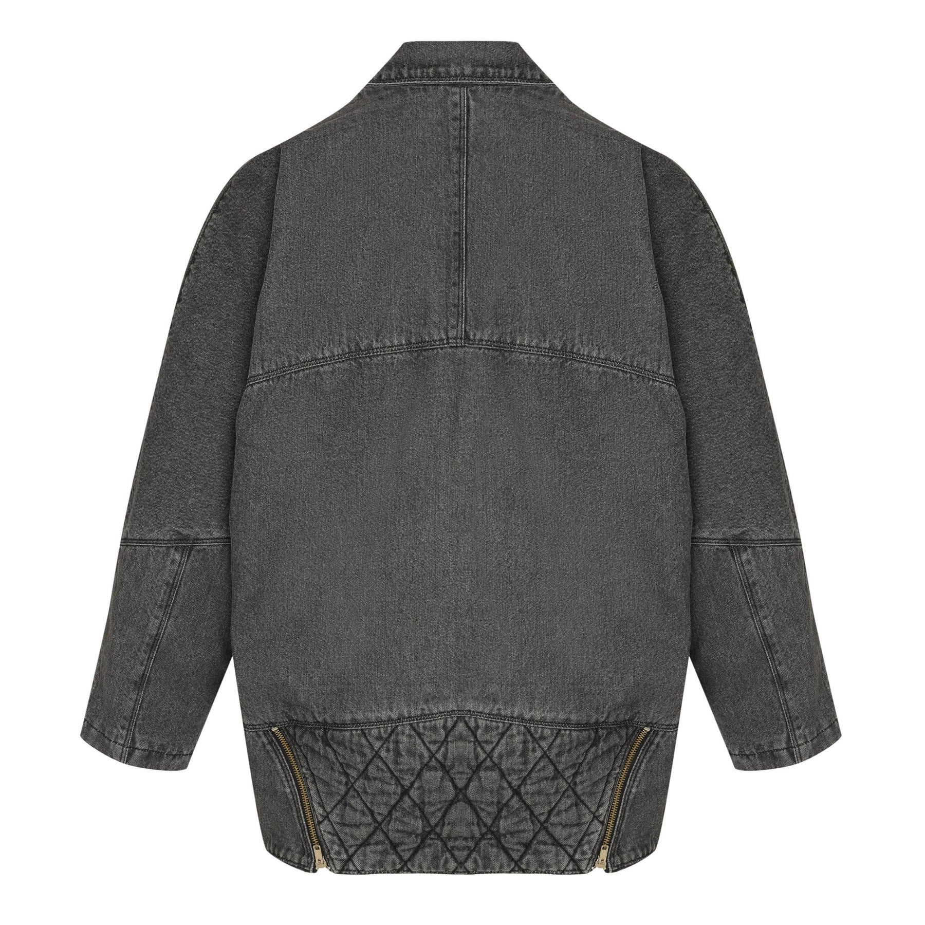 JAQUETA OVERSIZED PERFECTO ACID BLACK JEANS