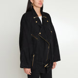 JAQUETA OVERSIZED PERFECTO BLACK JEANS