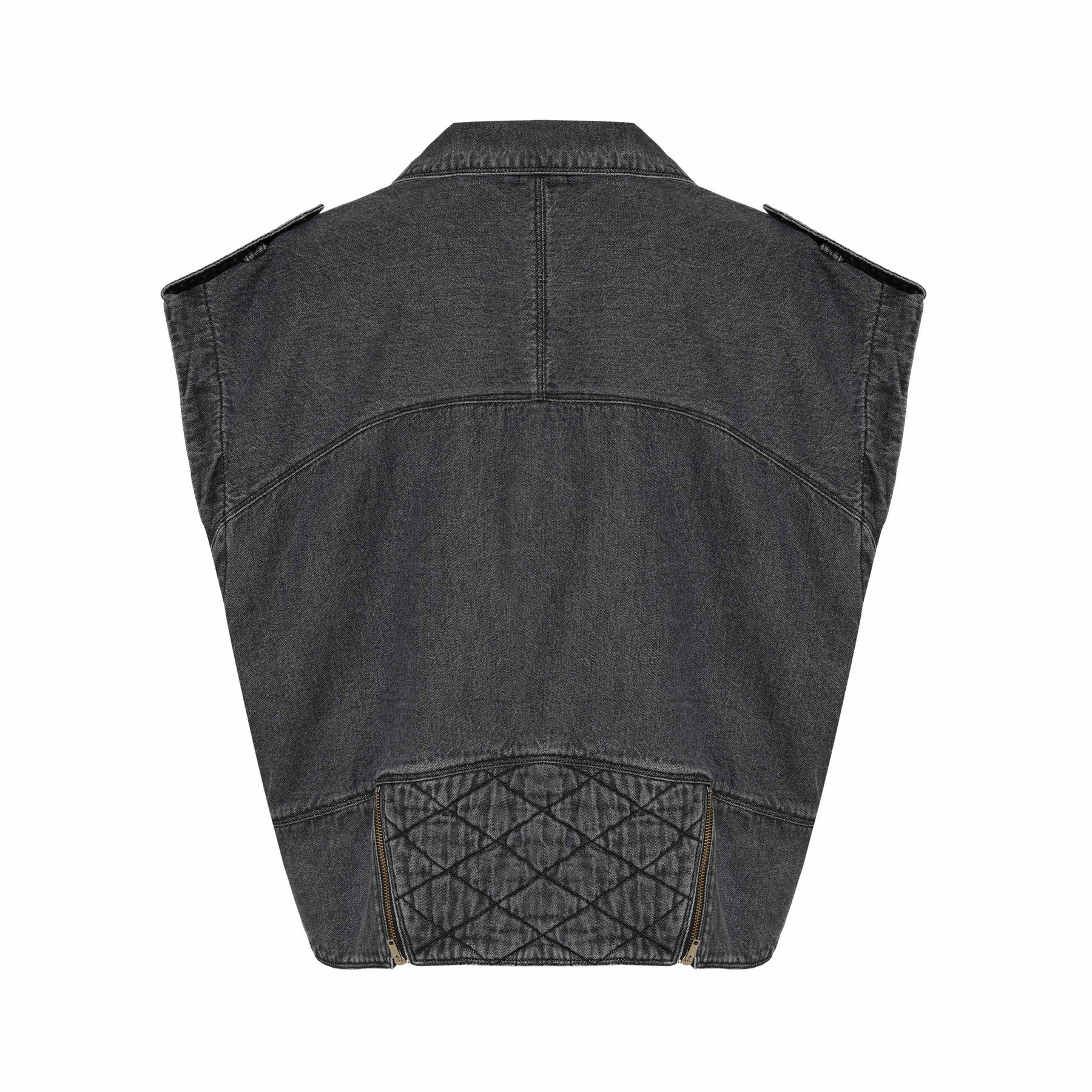 COLETE OVERSIZED PERFECTO ACID BLACK JEANS