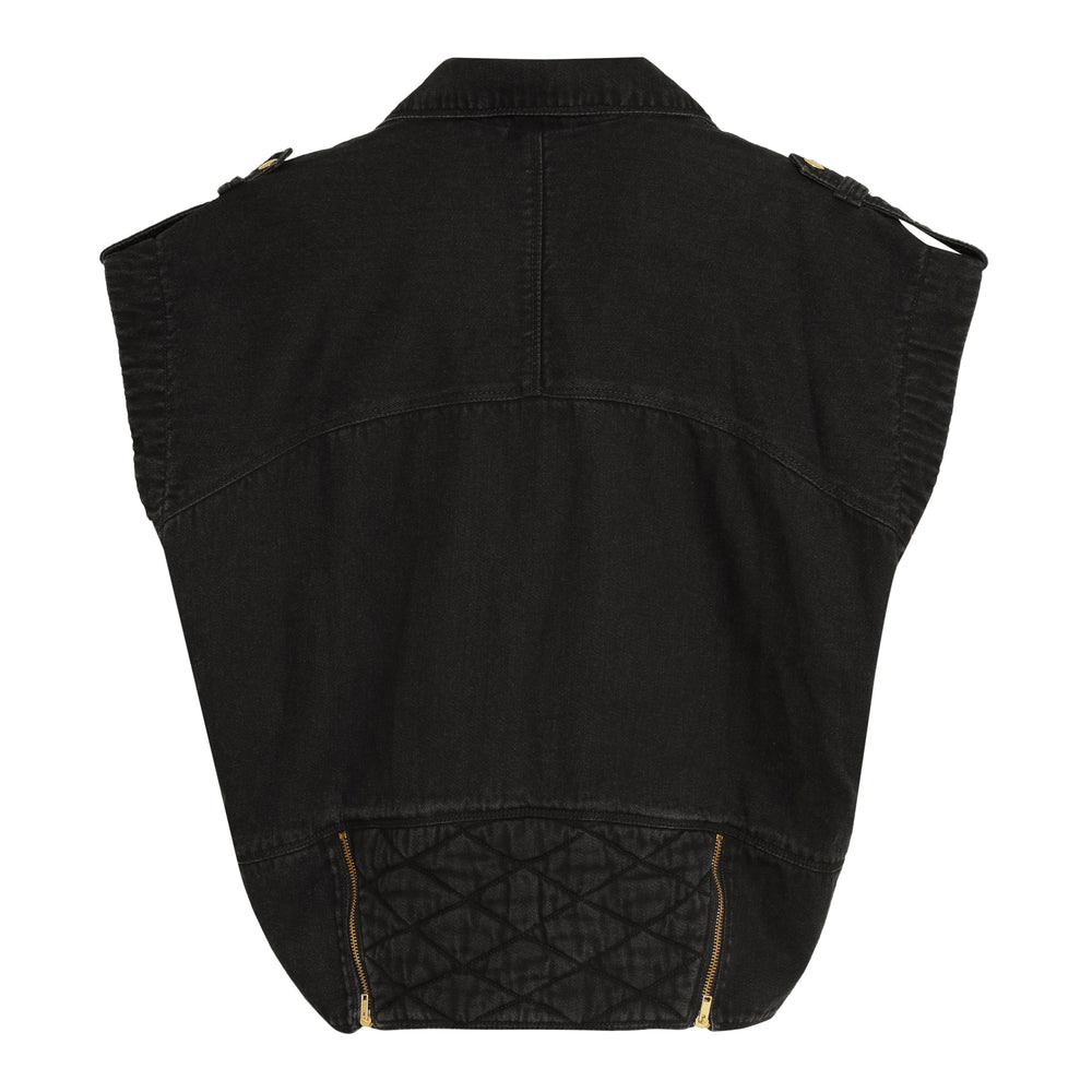COLETE OVERSIZED PERFECTO BLACK JEANS