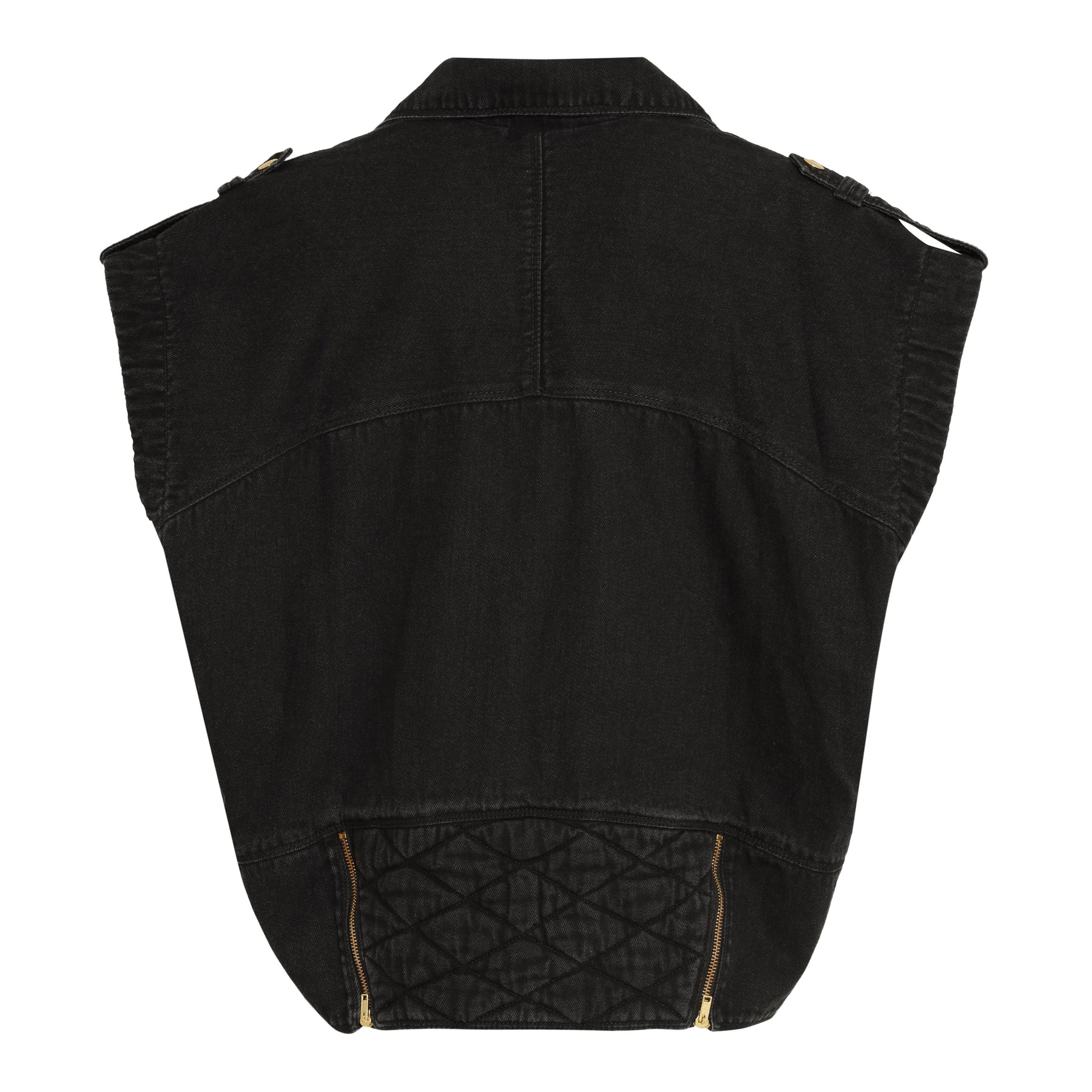 COLETE OVERSIZED PERFECTO BLACK JEANS