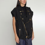 COLETE OVERSIZED PERFECTO BLACK JEANS