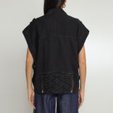 COLETE OVERSIZED PERFECTO BLACK JEANS