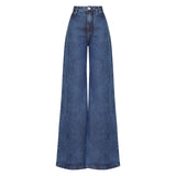 CALÇA SUPER WIDE LEG JEANS SKY INDIGO