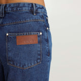 CALÇA SUPER WIDE LEG JEANS SKY INDIGO