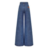 CALÇA SUPER WIDE LEG JEANS SKY INDIGO