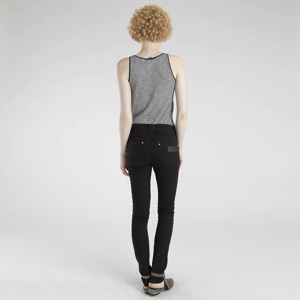 CALÇA SINNY SARJA PRETA