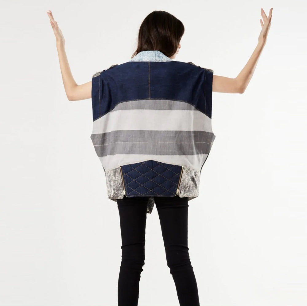 COLETE PERFECTO OVERSIZED PATCHWORK JEANS DUDU BERTHOLINI