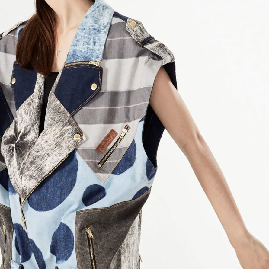 COLETE PERFECTO OVERSIZED PATCHWORK JEANS DUDU BERTHOLINI